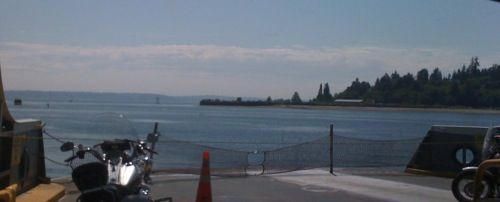 Looking out over Puget Sound