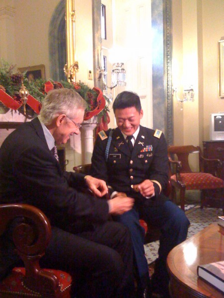 @ltdanchoi gets his ring back - DADT is dead